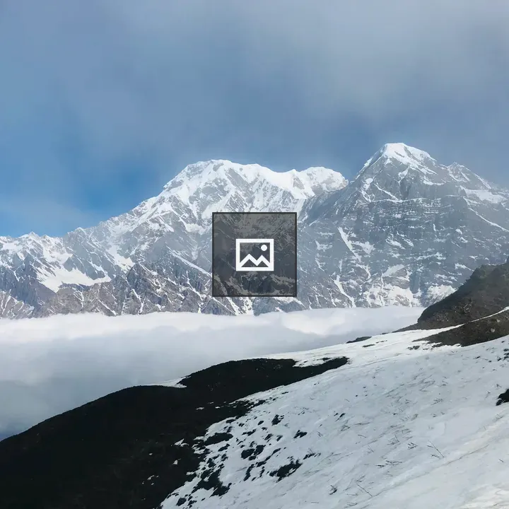 Himalayan Snowy View at Mardi Base Camp