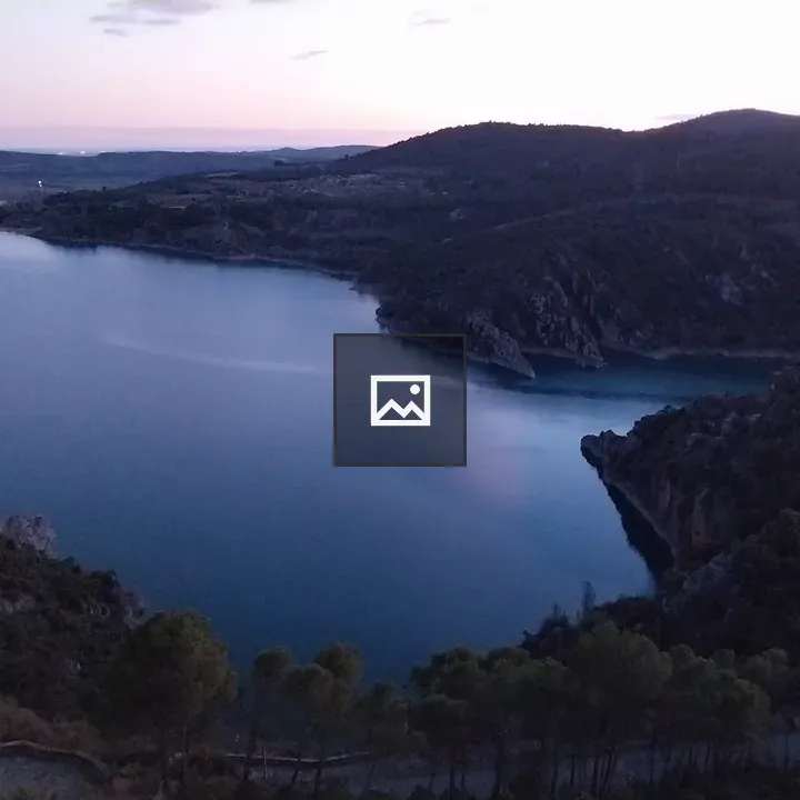 Embalse de El Grado seen from Torreciudad