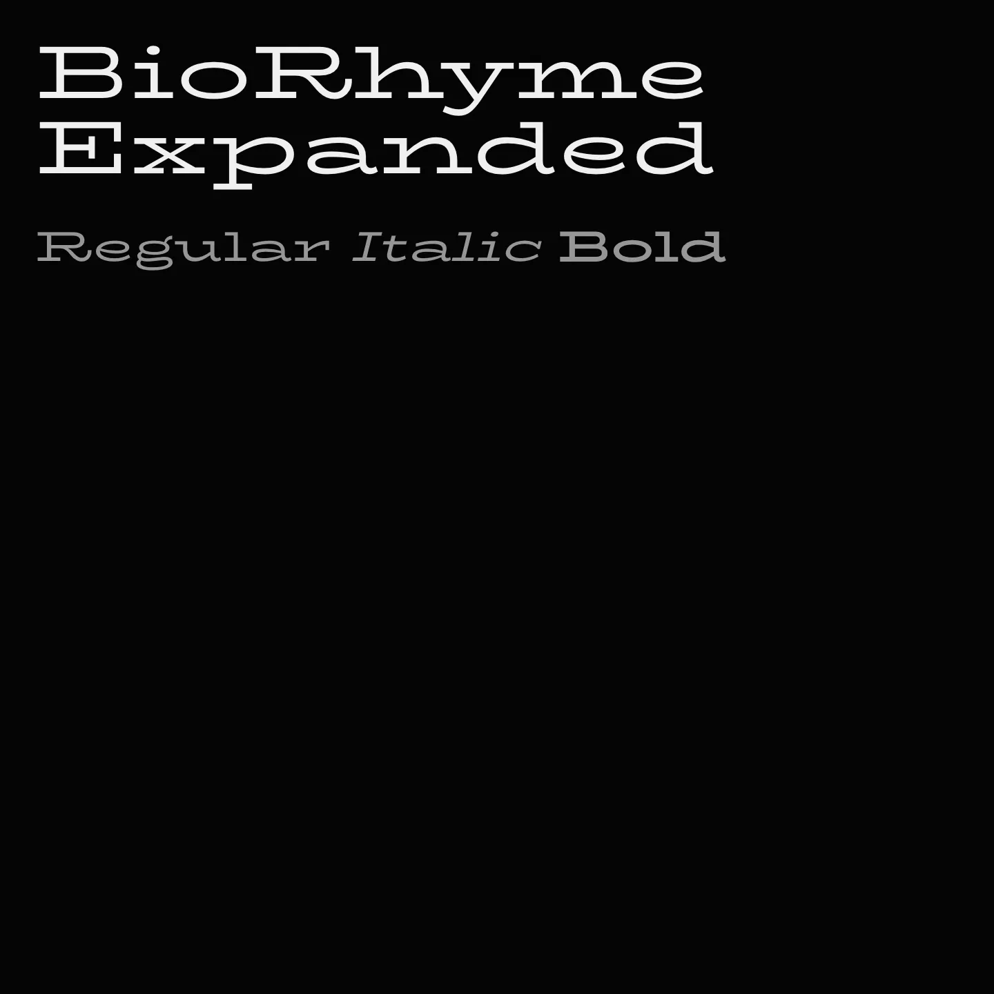 BioRhyme Expanded