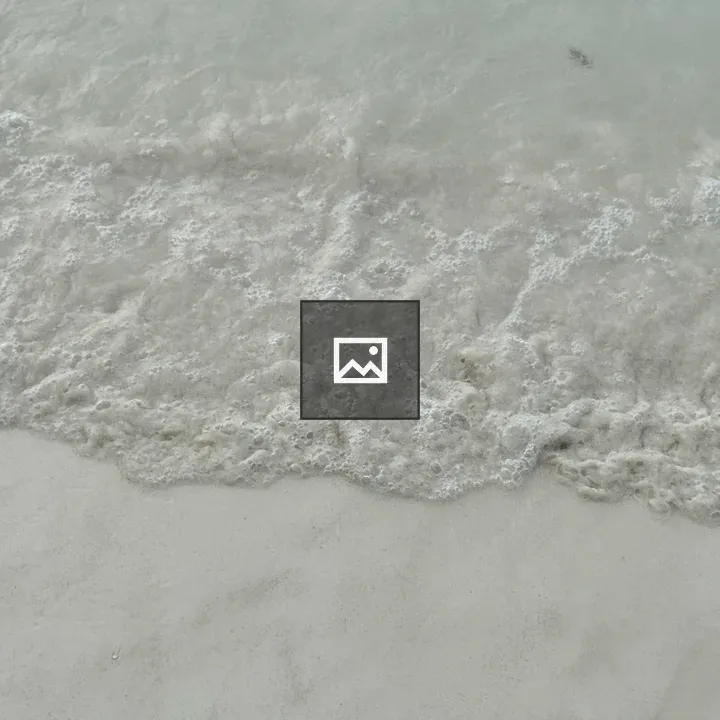 Close-up Ocean Water on Beach