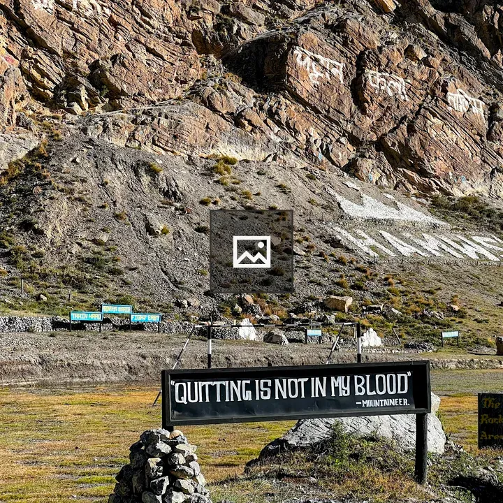 Quitting Is Not in My Blood Rock Sign