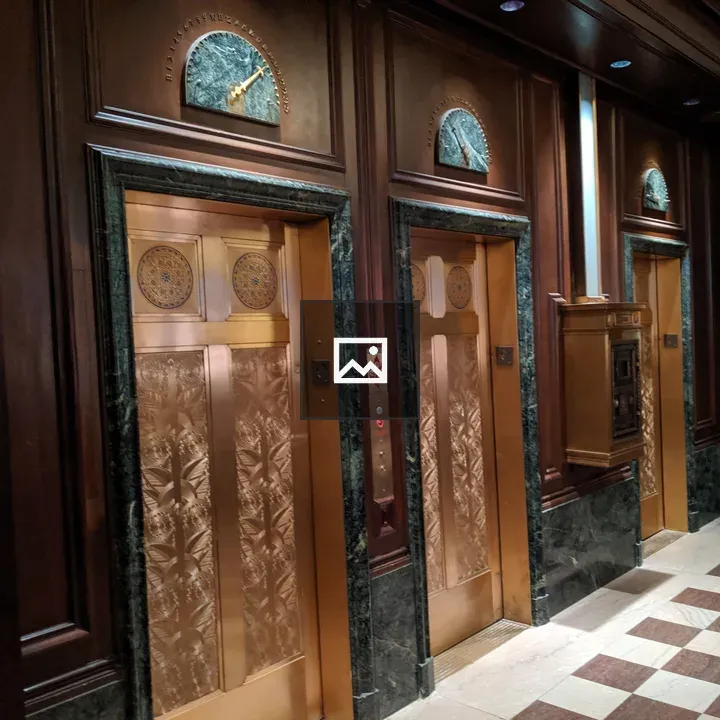 Mid-century elevators interior