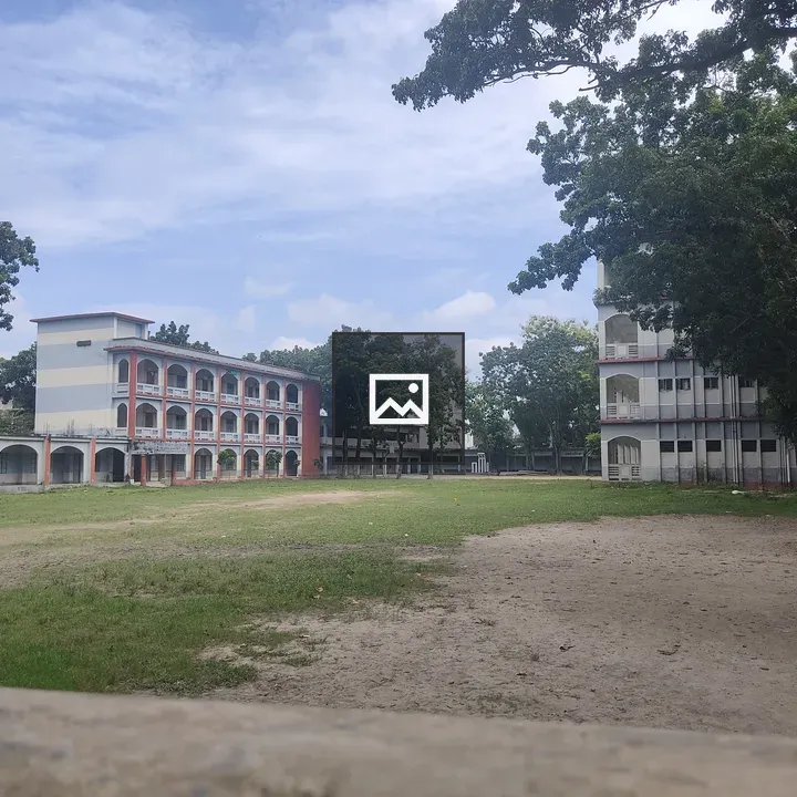 School Building and Playground