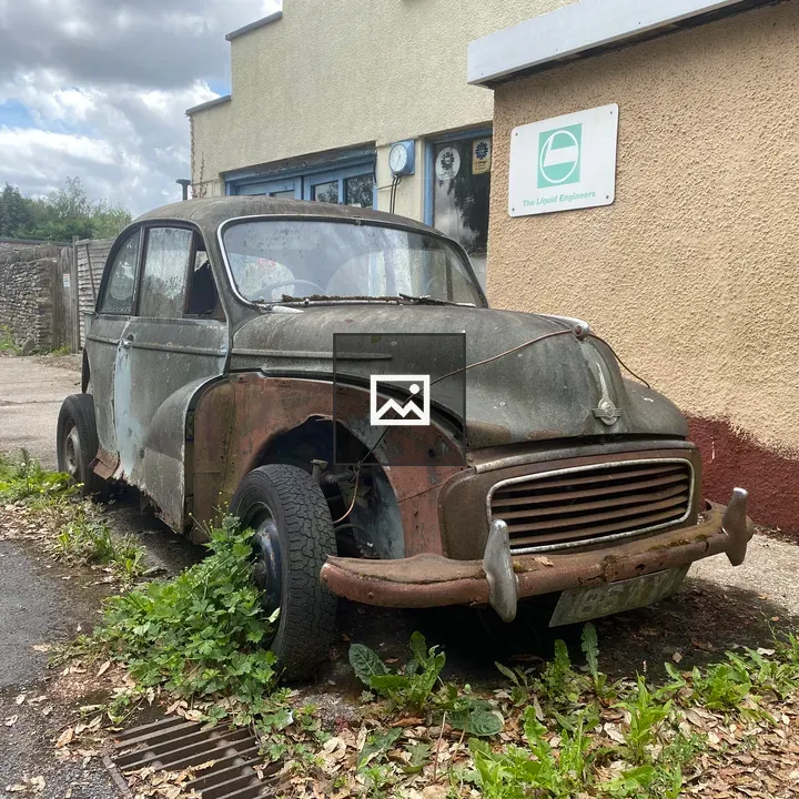 Old Morris Minor Car