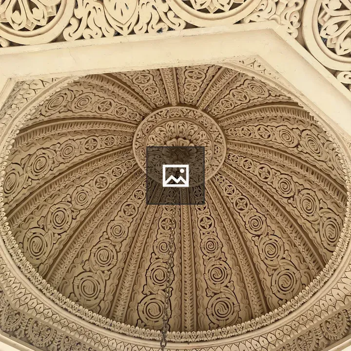 Intricate Ceiling Carvings