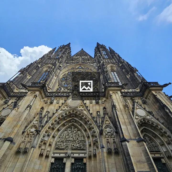 Facade of St. Vitus Cathedral
