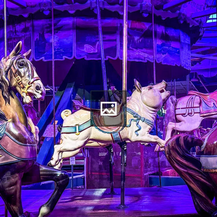 Antique Carousel Pig