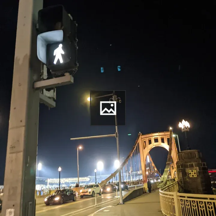Roberto Clemente Bridge at Night