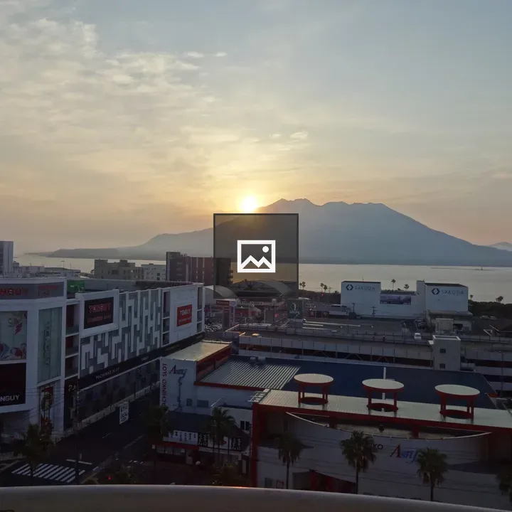 Kagoshima Architecture at Dusk