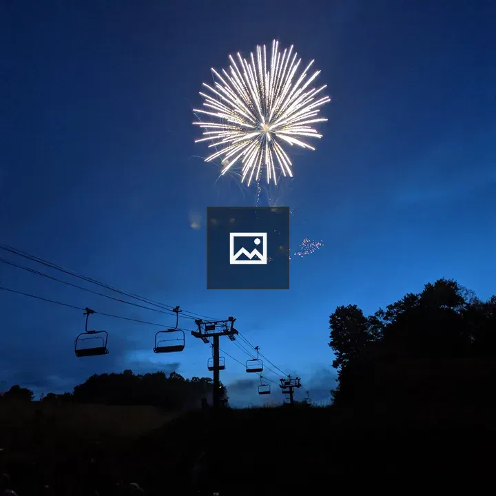Fireworks Over a Skilift