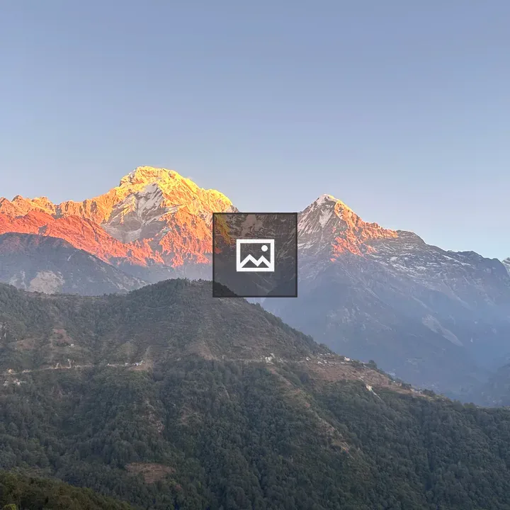 Snowy Himalayan Morning