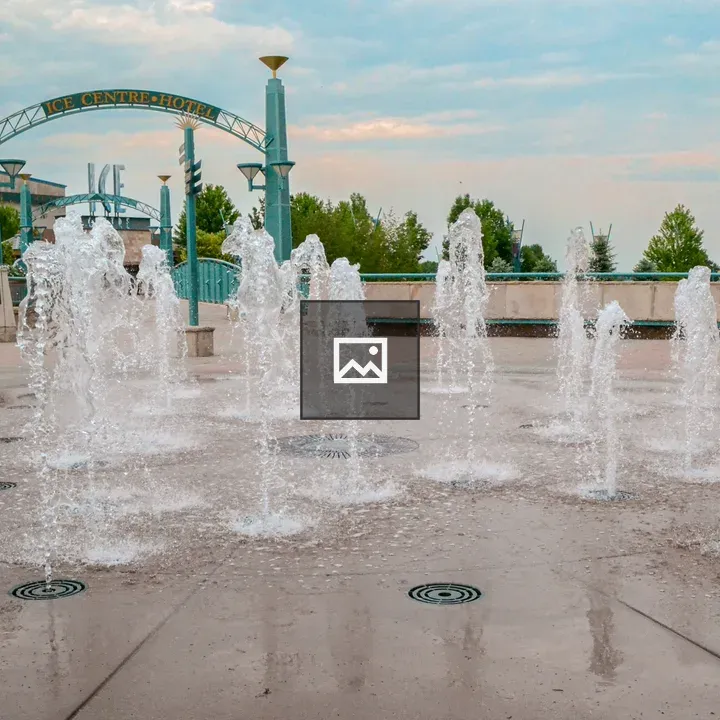 Splash park at Ice Center Hotel
