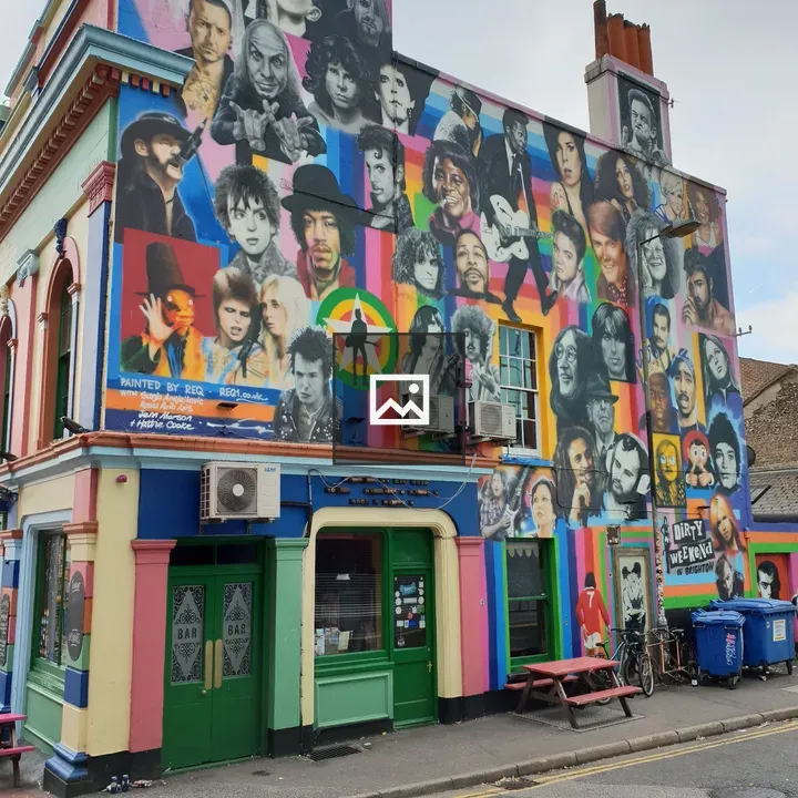 Wall of Famous Portraits House