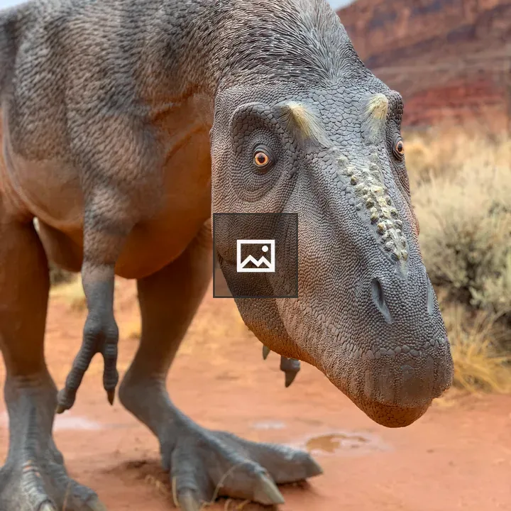 Dinosaur In The Desert