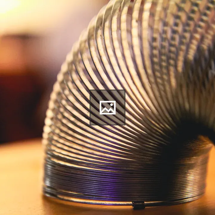 Slinky toy chrome spring