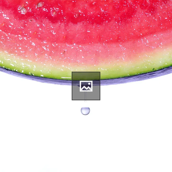 Watermelon Water Droplet