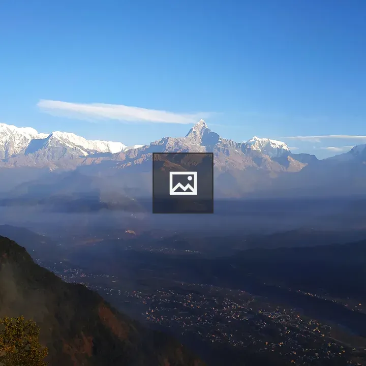 View from Sarangkot Pokhara