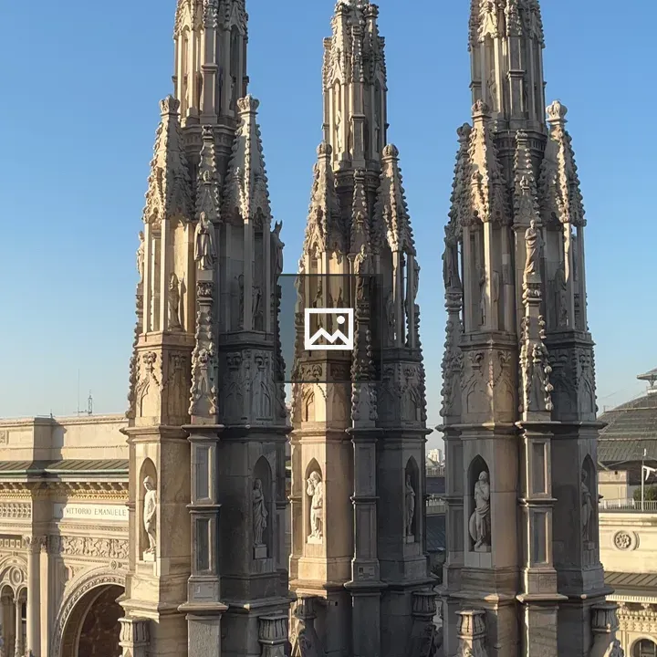Trio Guarding Milan Cathedral