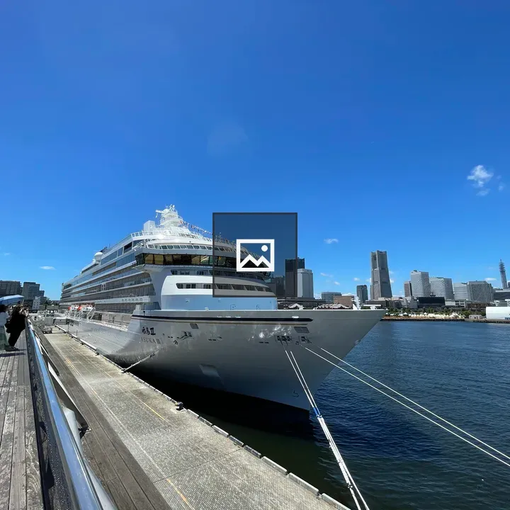 Cruise ship at the pier
