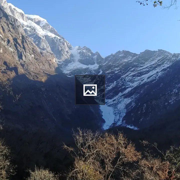 Kapuche Glacier Lake Scene