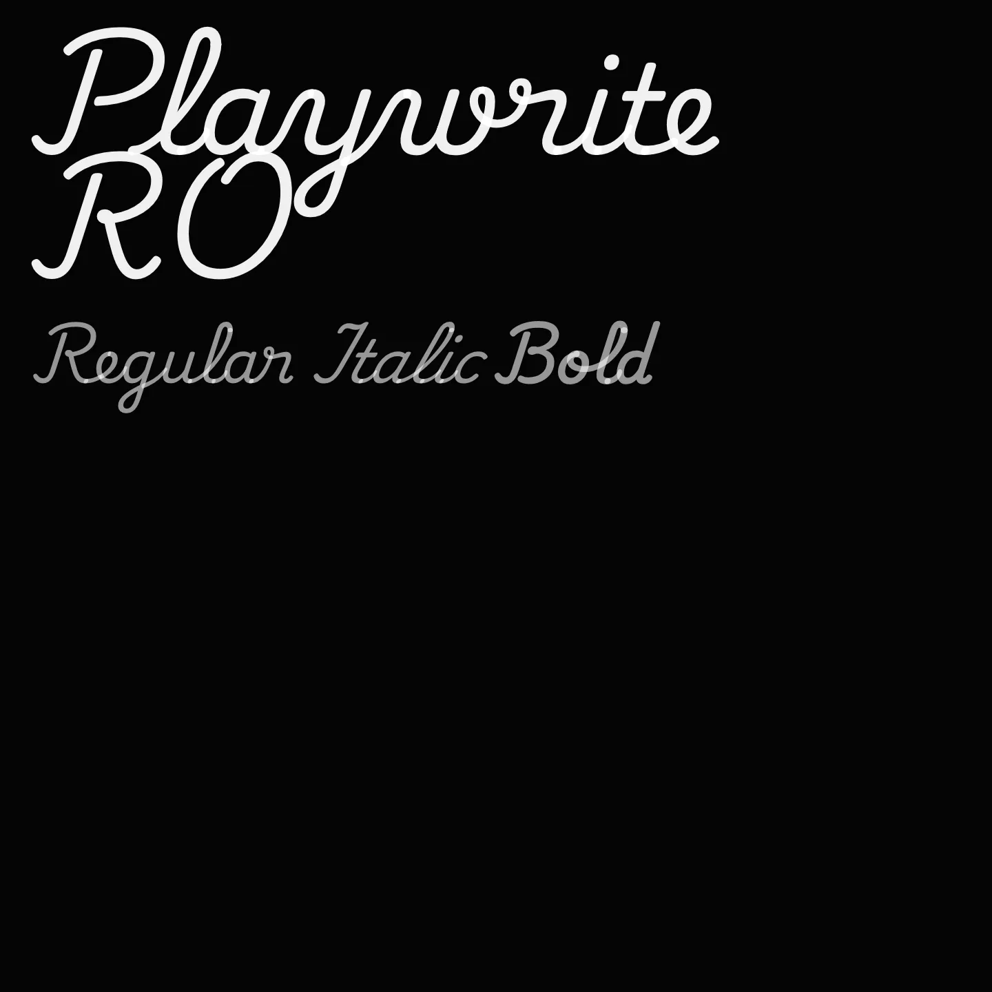 Playwrite RO