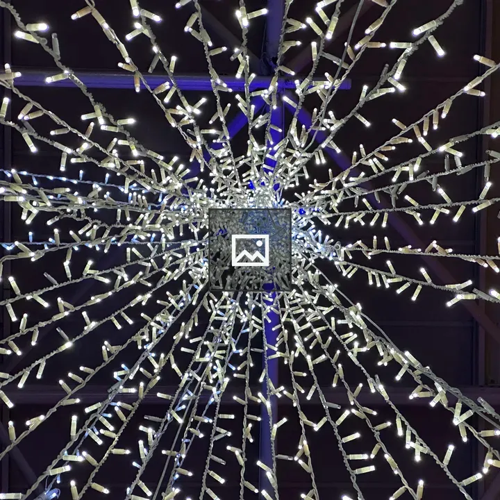 Christmas spider web decor