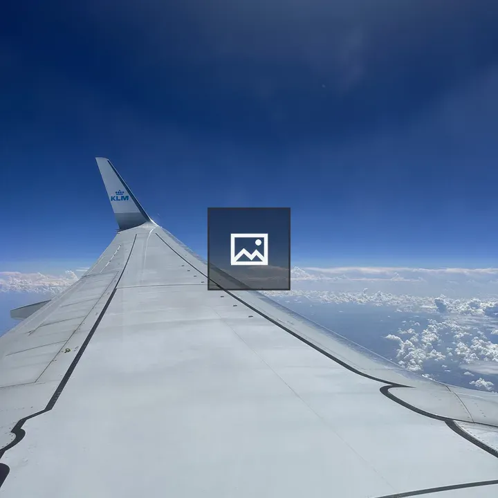Wing of a KLM 737-800