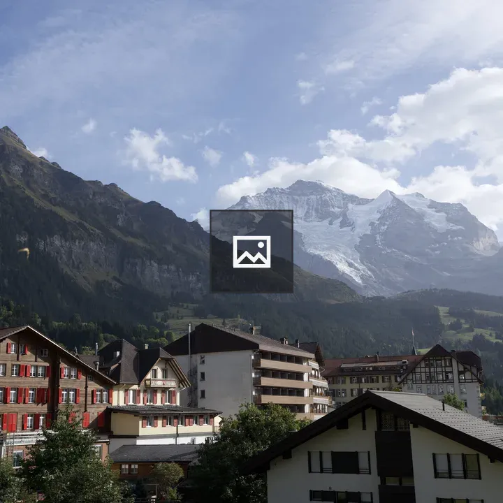 Alpine village in Wengen