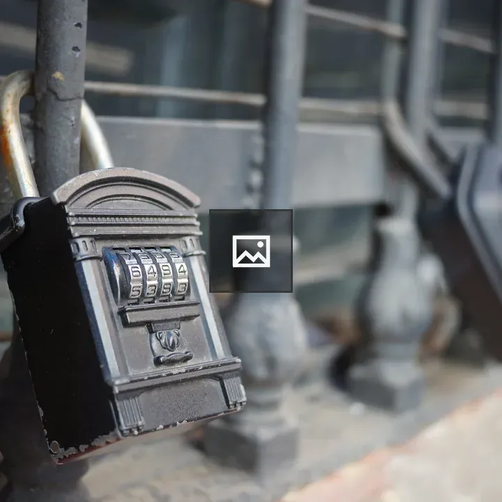 Combination lock on window