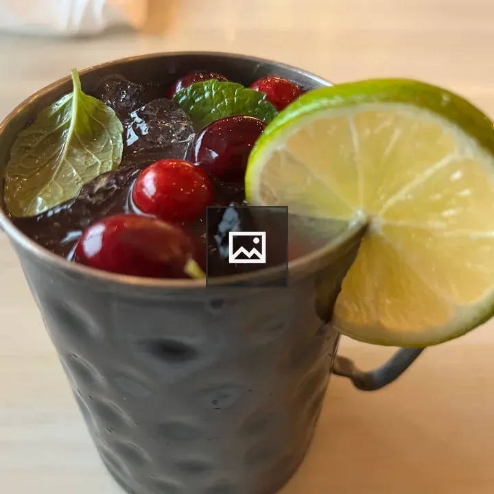 Winter mule on table