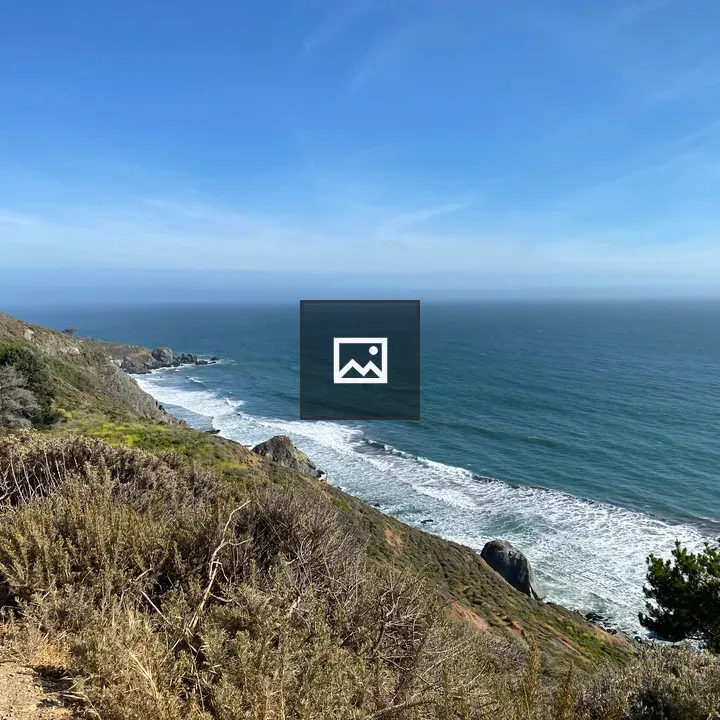 Coastal cliffside landscape