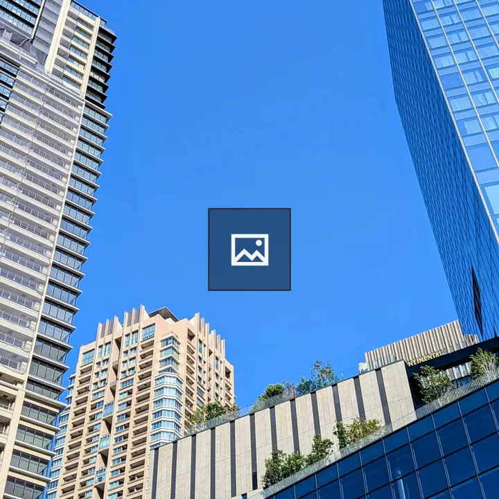 Skyscrapers Against Blue Sky