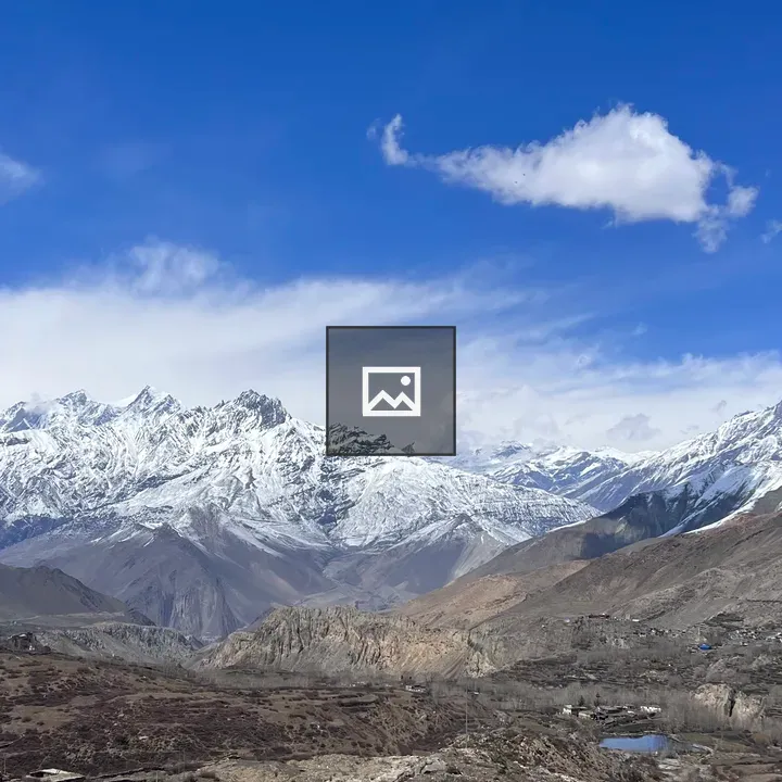 Snow-Capped Mountains Panorama