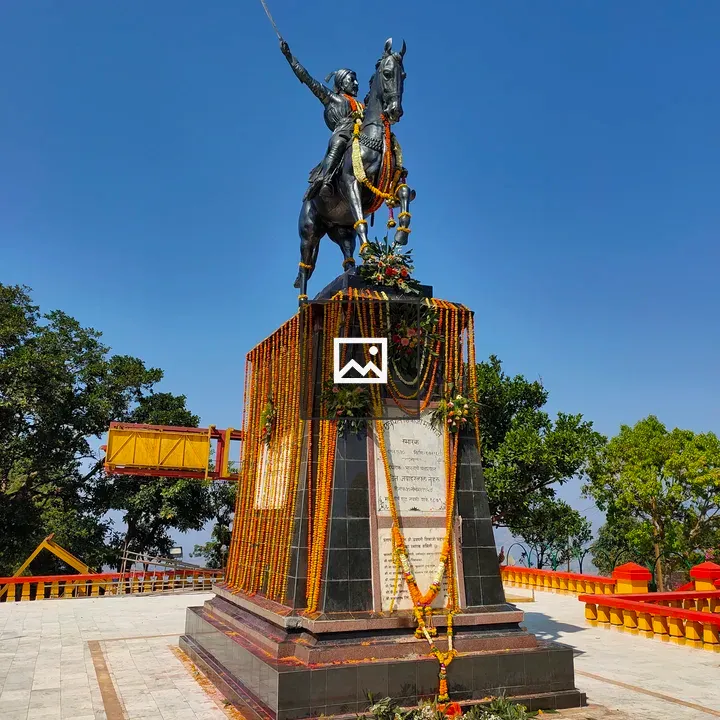 Statue at Pratapgad Fort