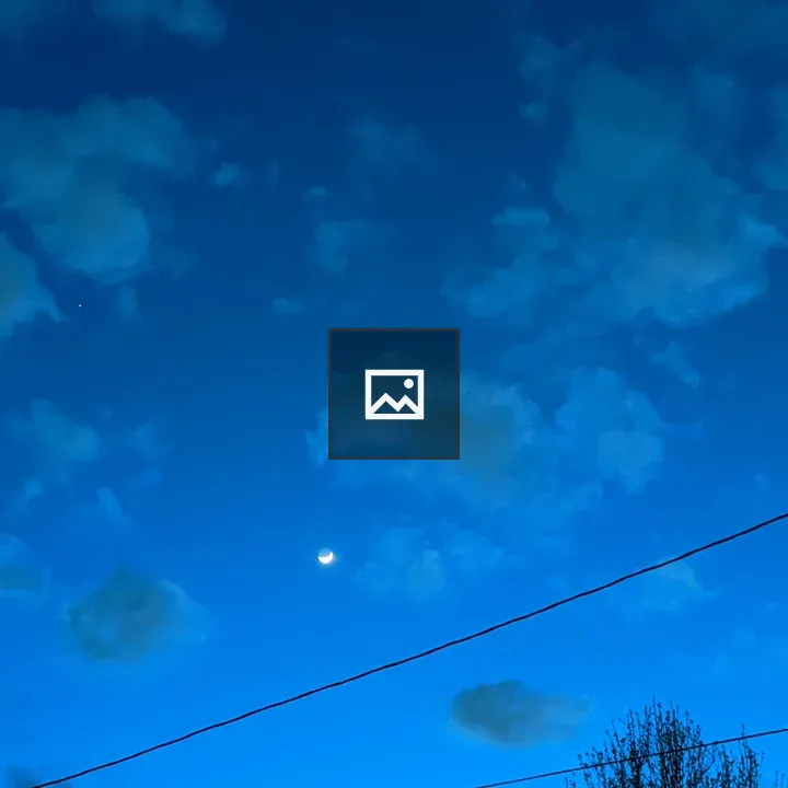 Moon in a Dark Sky