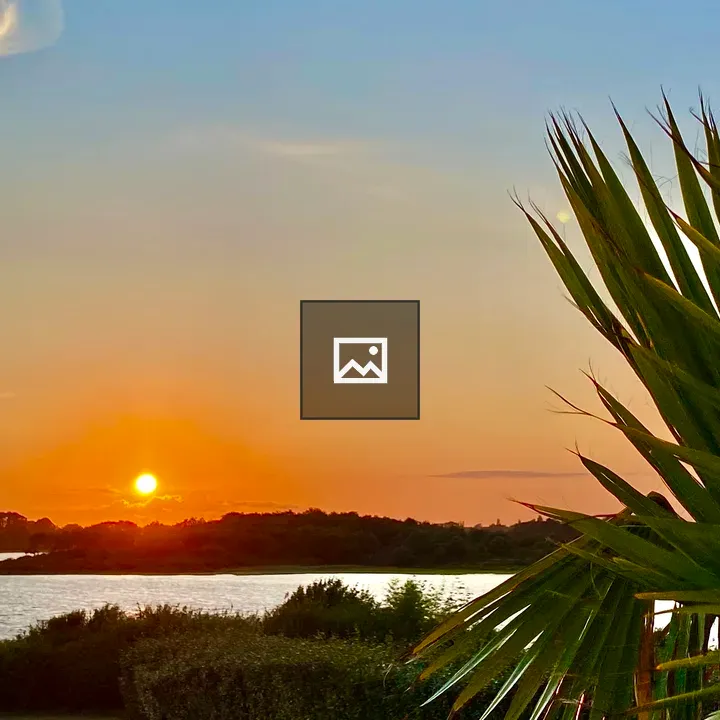 Sunset at Séné