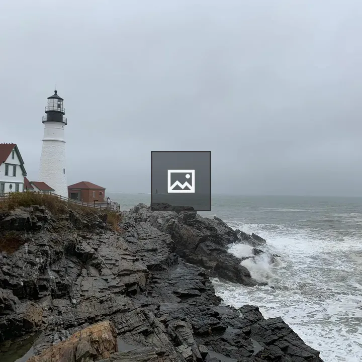Portland Head Light on a Dreary Day