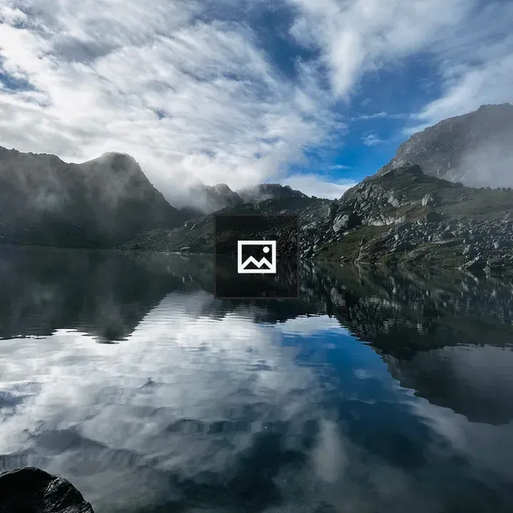 Mountain Vista Over Lake