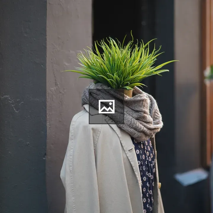 Mannequin with Flowerpot Head