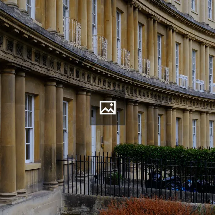 Corner quadrant of Bath crescent