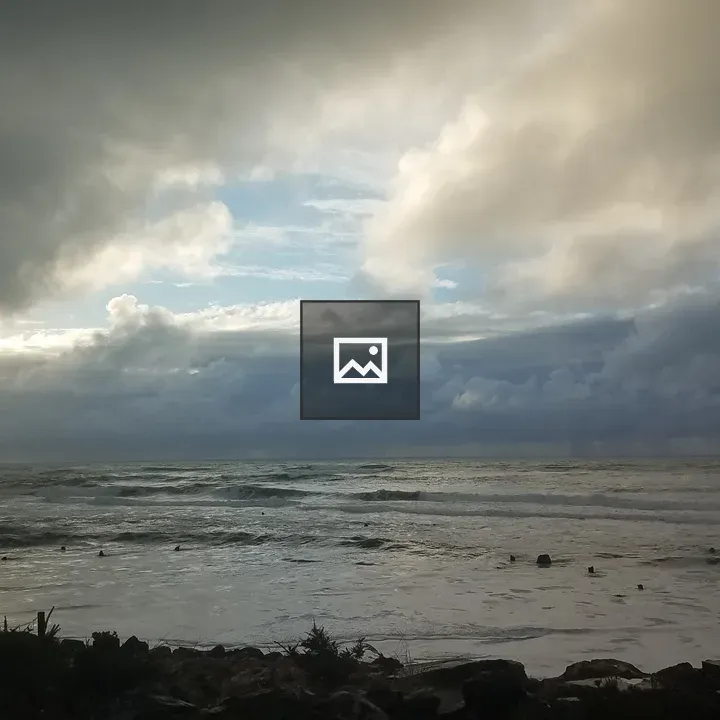 Storm Over Pacific Ocean