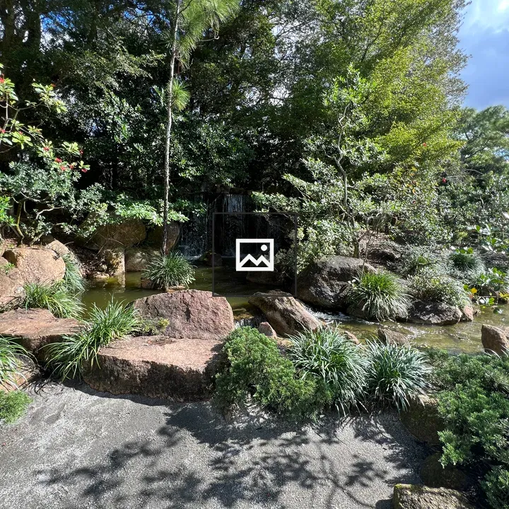 Waterfall at Morikami Gardens