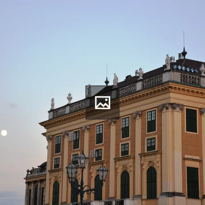 Full Moon over Schönbrunn Palace