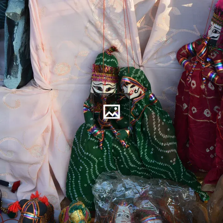 Kathputli Puppet Couple