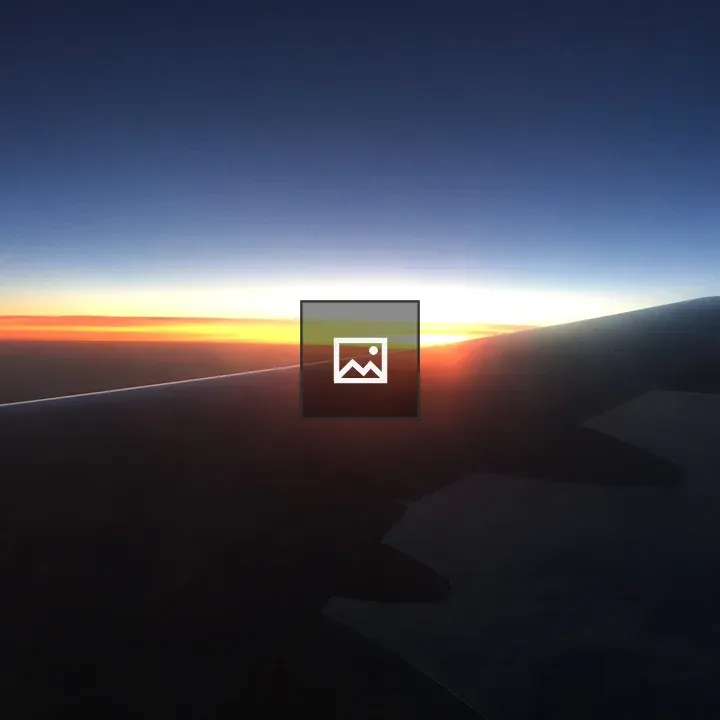 Sunset by Plane