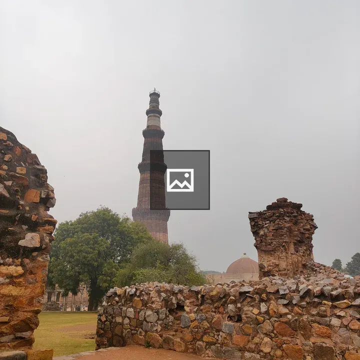 Ancient tower with stone ruins