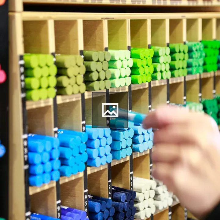Colored chalk pens
