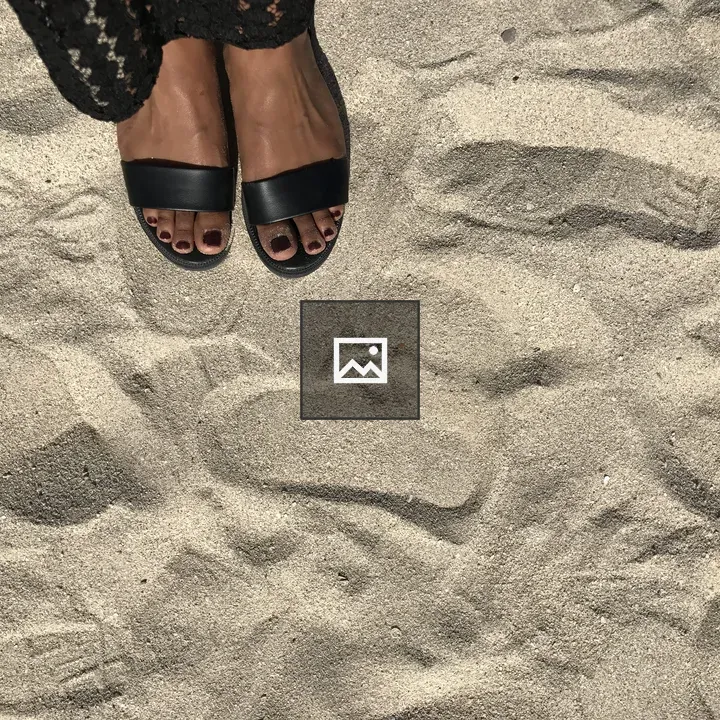 Feet in Sandal Shoes