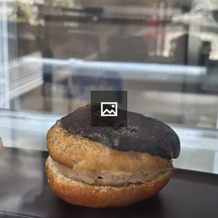 Donut with Creamy Chocolate Filling
