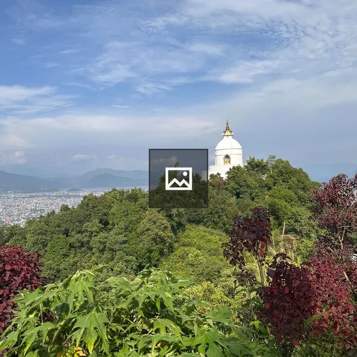 Peace Pagoda in Pokhara